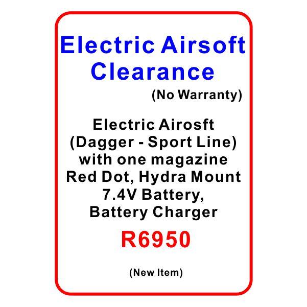 Electric rifle bundle with battery & charger (New Item)