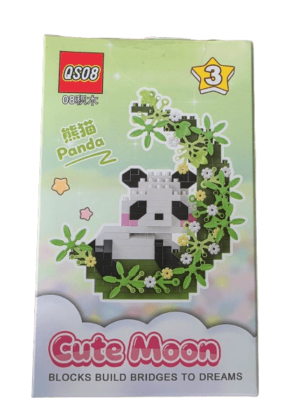 Cute Moon Micro Diamond Animal Figurine: PANDA